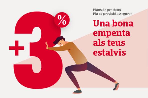 Campanya bonificació 5000 euros per als plans de pensions 