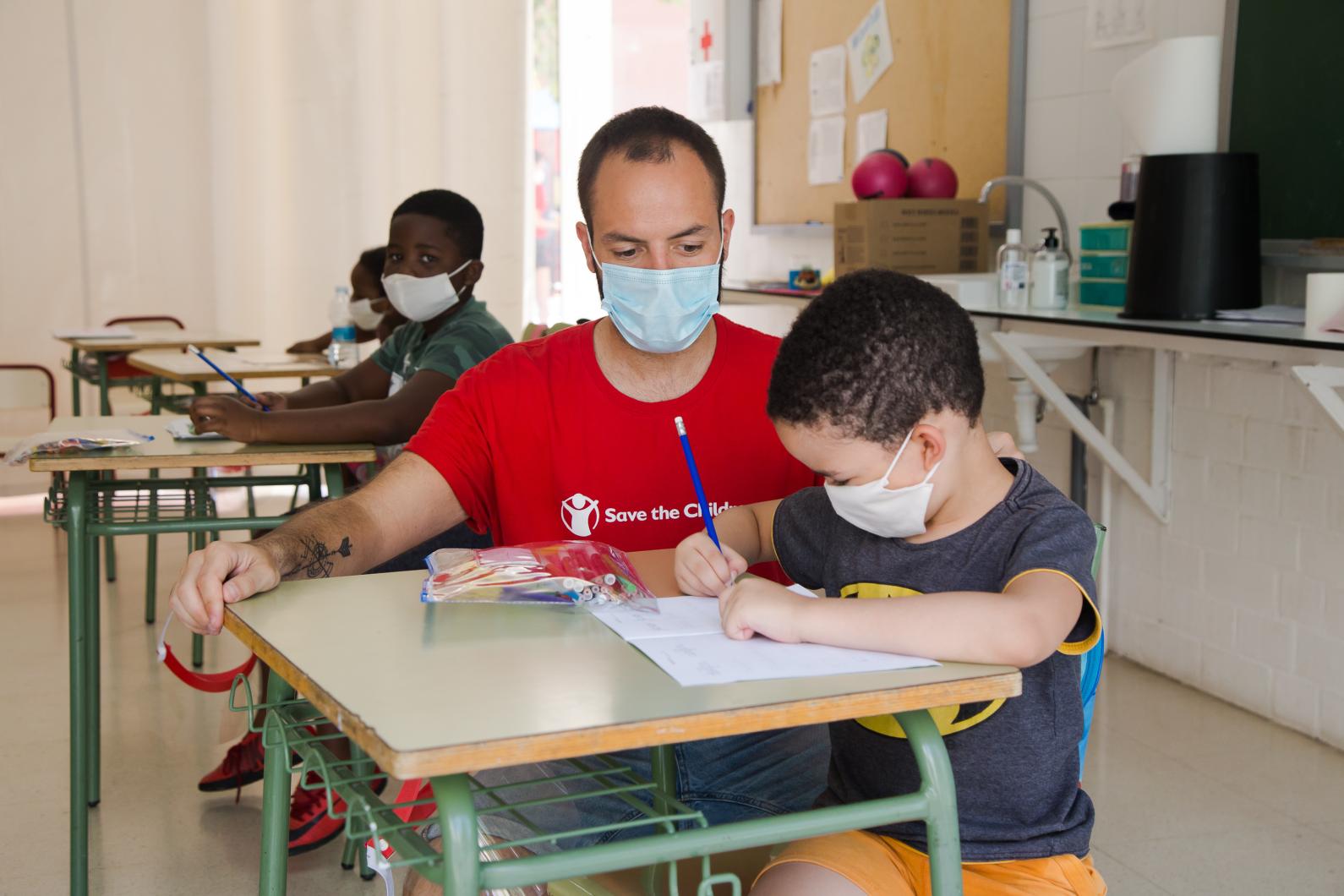 Un dels projectes de Save the Children