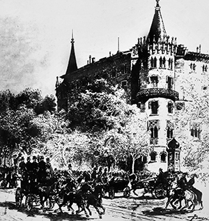 Edifici del passeig de Gràcia 1890 Imatge