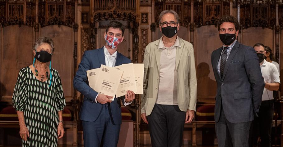 Fundación Jesús Serra presents the First Prize of the 66th edition of the Maria Canals Contest