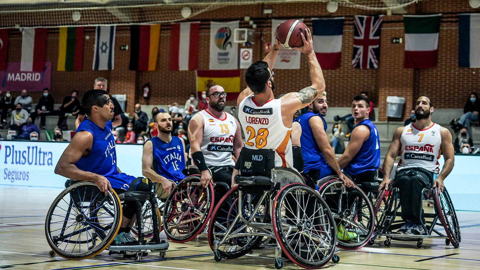 Plus Ultra Seguros supports adaptive sport by sponsoring the European Wheelchair Basketball Championship