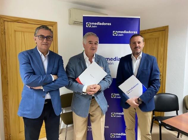 Alberto Bartolomé, Javier García y Luis Miguel Ramiro.