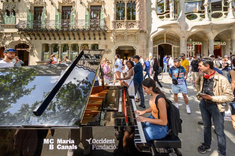 Barcelona se llena de pianos 2025