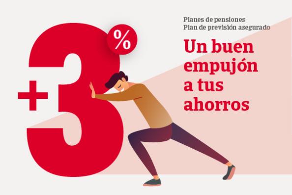 Campaña bonificación 5000 euros para planes de pensiones 