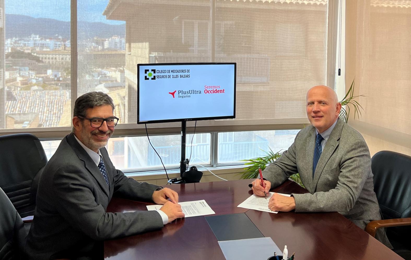 Firma Occident Plus Ultra Seguros Colegio mediadores Baleares